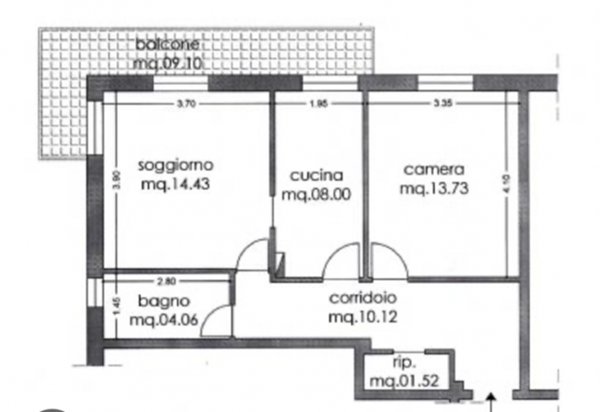 appartamento in affitto a Coazze