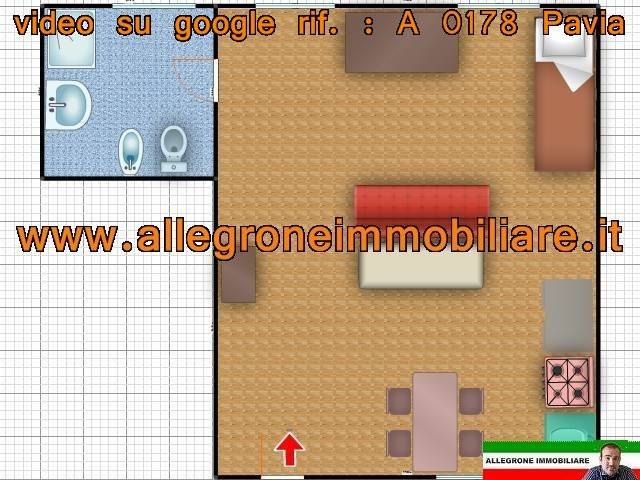 appartamento in affitto a Pavia in zona Stazione