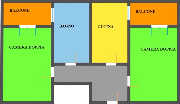 appartamento in affitto a Pavia in zona Policlinico