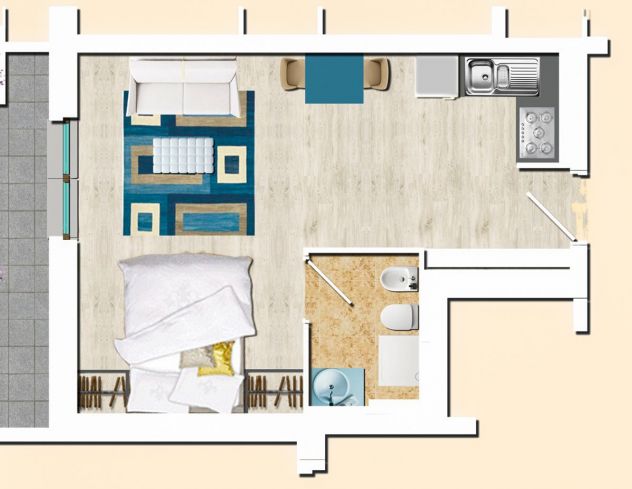 appartamento in affitto a Pavia in zona Centro Città