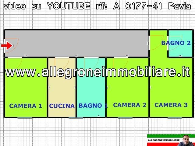 appartamento in affitto a Pavia in zona Stazione