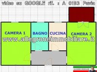 appartamento in affitto a Pavia in zona Policlinico