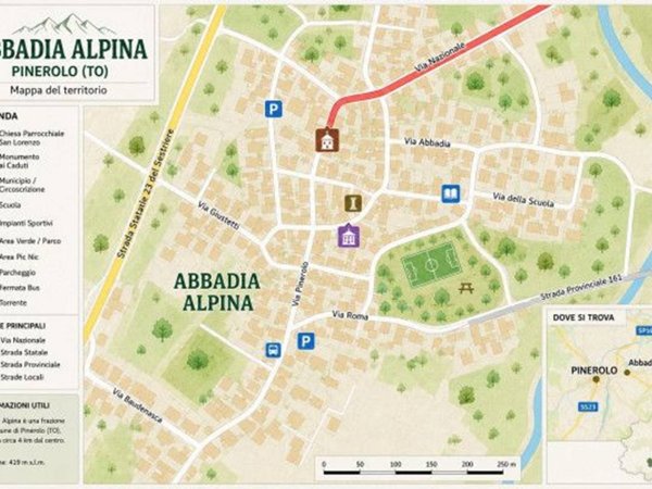 appartamento in affitto a Pinerolo in zona Abbadia Alpina