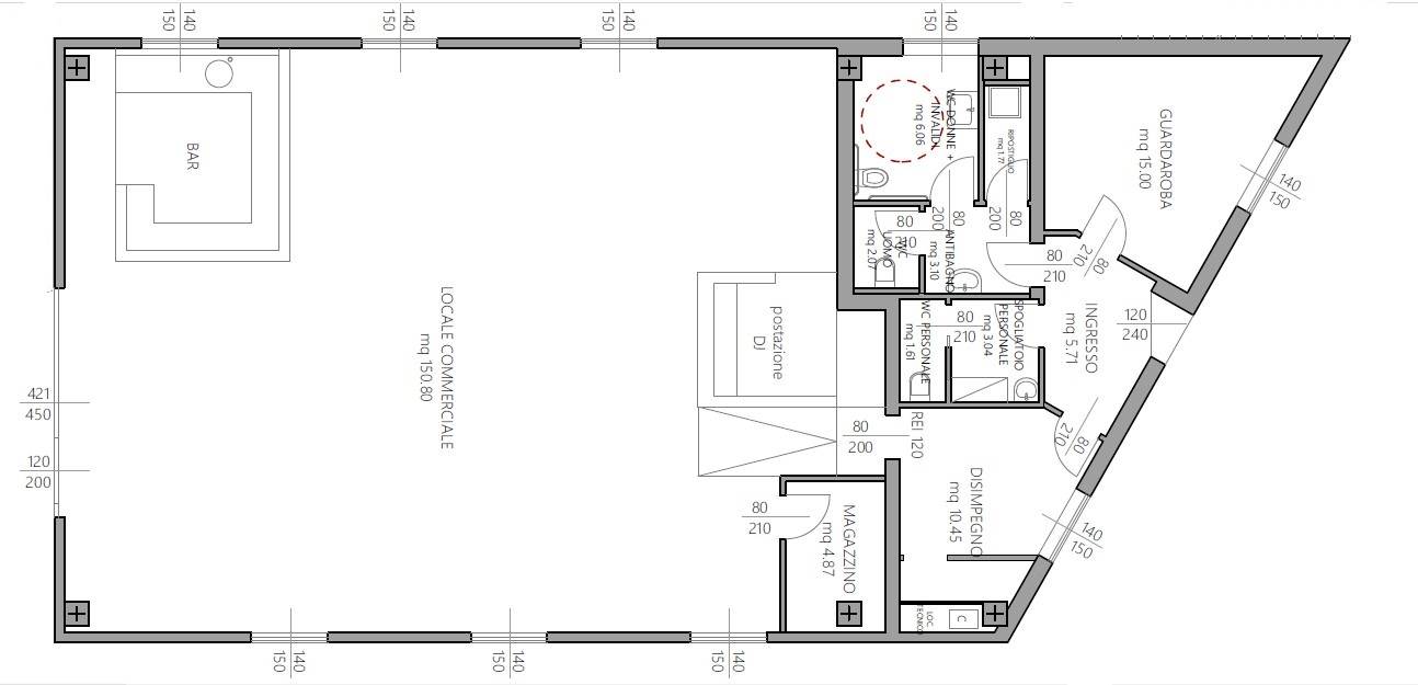 negozio in affitto a Curtatone