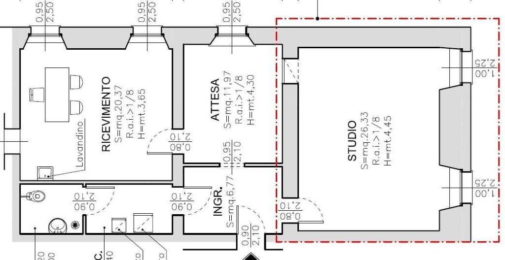 ufficio in affitto a Mantova in zona Via Principe Amedeo