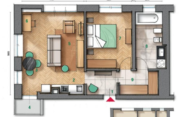 appartamento in affitto a Torino in zona Borgo San Paolo