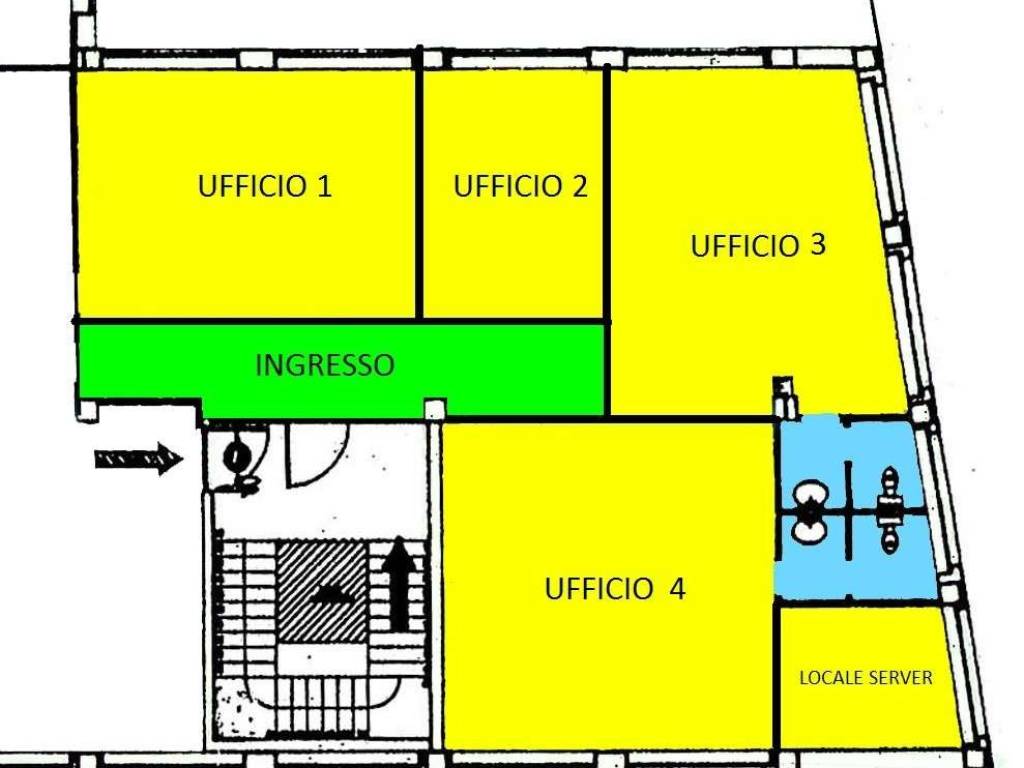ufficio in affitto a Torino in zona Mirafiori Nord
