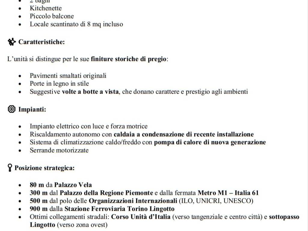 ufficio in affitto a Torino in zona Lingotto