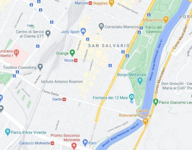 appartamento in affitto a Torino in zona San Salvario