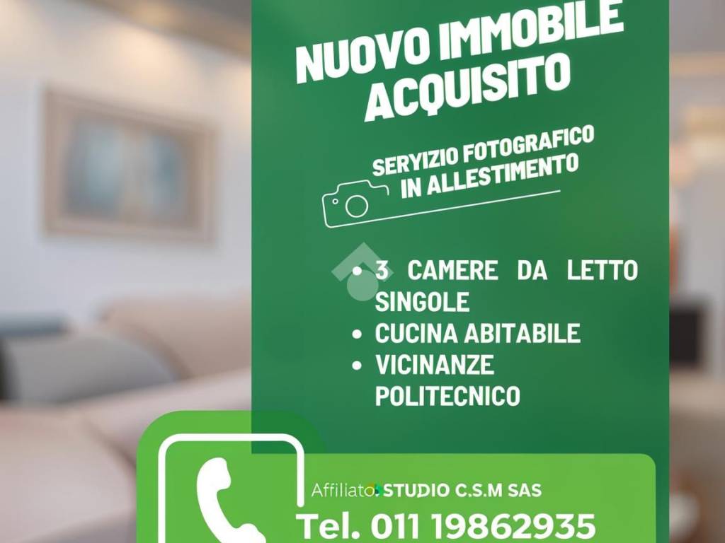 appartamento in affitto a Torino in zona Cenisia