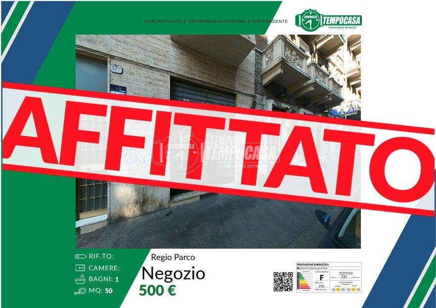 negozio in affitto a Torino in zona Regio Parco