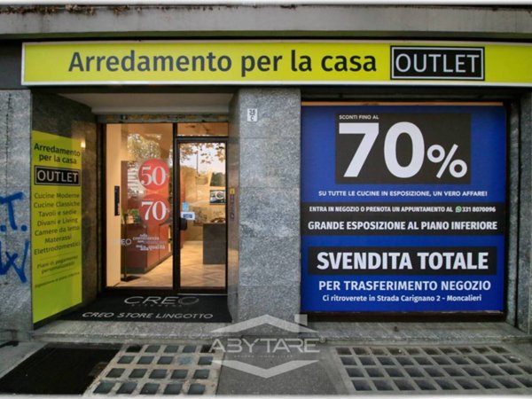 negozio in affitto a Torino in zona Mirafiori Sud