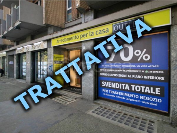 negozio in affitto a Torino in zona Mirafiori Sud