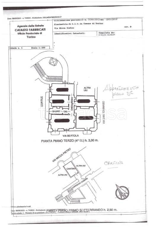 appartamento in affitto a Torino in zona Centro Storico