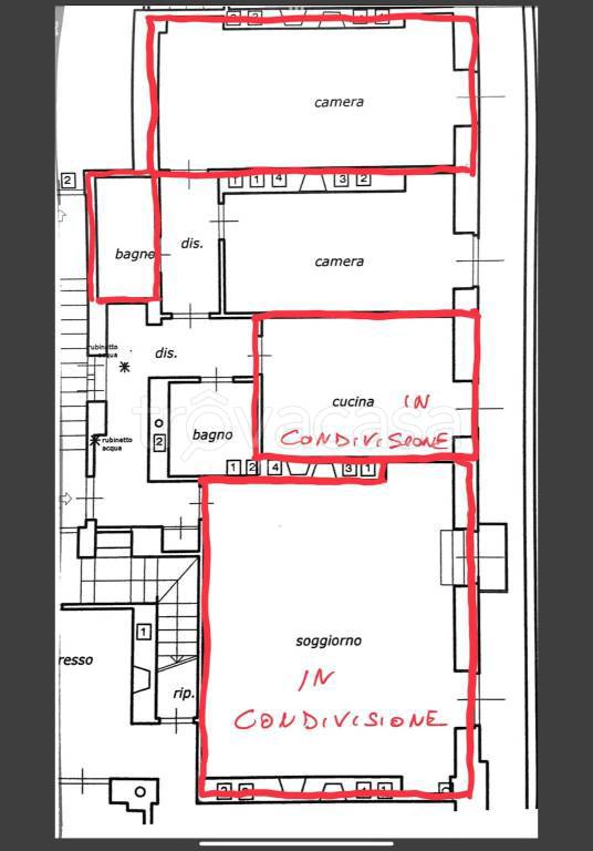 appartamento in affitto a Torino in zona Crocetta
