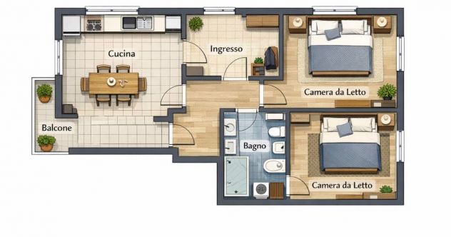 appartamento in affitto a Torino in zona Vallette