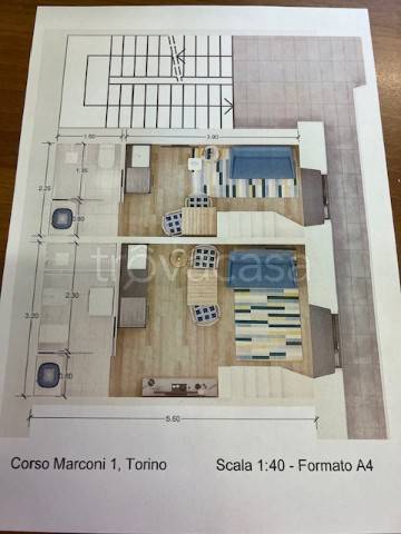 appartamento in affitto a Torino in zona San Salvario