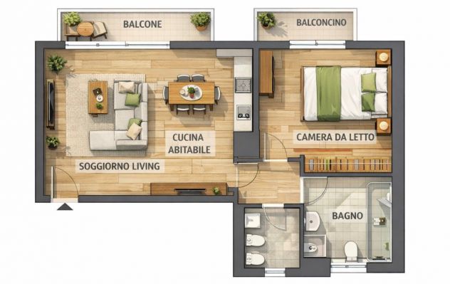 appartamento in affitto a Torino in zona Lingotto