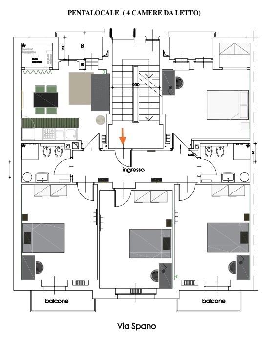 appartamento in affitto a Torino in zona Filadelfia