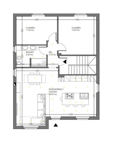 appartamento in affitto a Torino in zona Mirafiori Nord