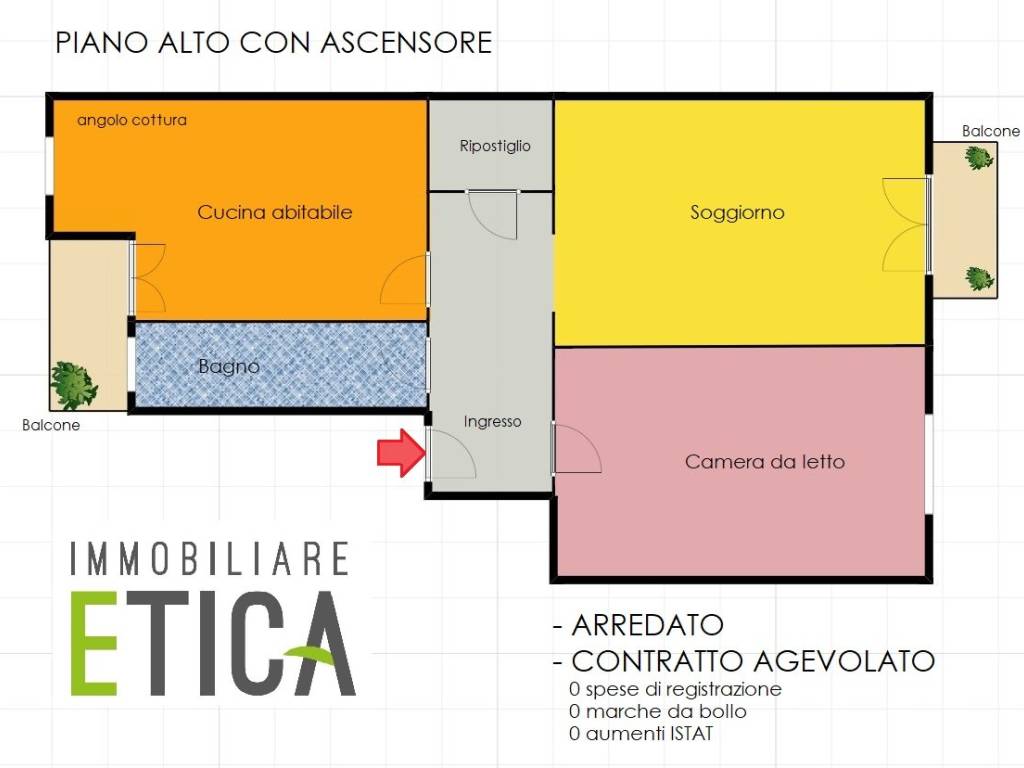 appartamento in affitto a Torino in zona Cenisia