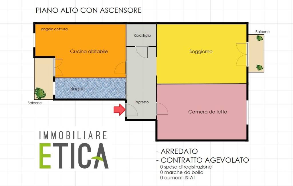 appartamento in affitto a Torino in zona Cenisia