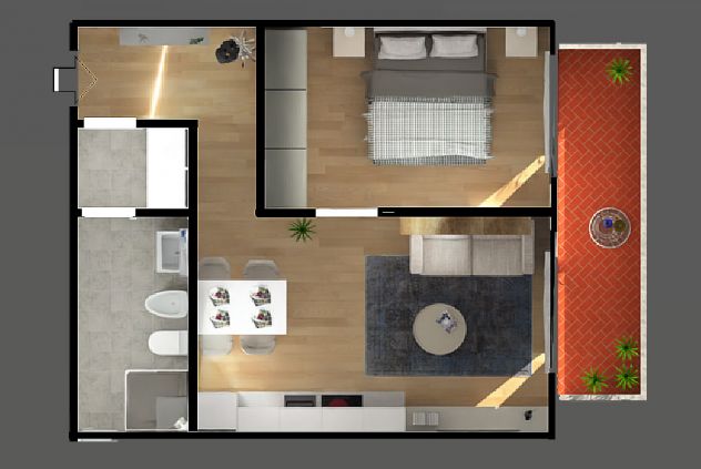 appartamento in affitto a Verolengo