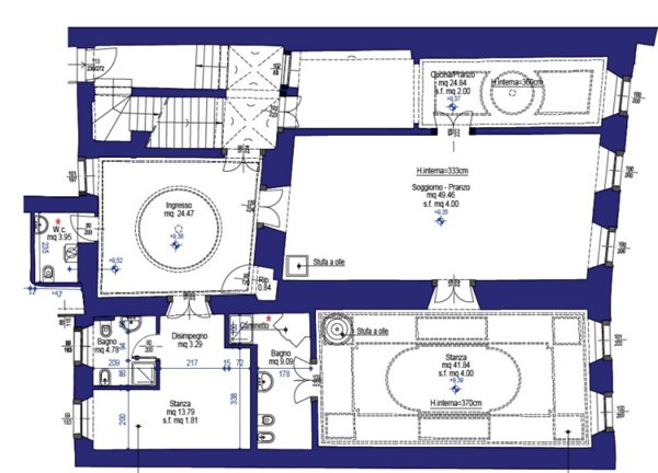 appartamento in affitto a Trento in zona Centro Storico