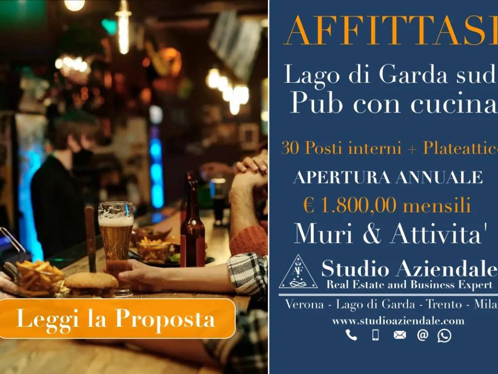 negozio in affitto ad Affi