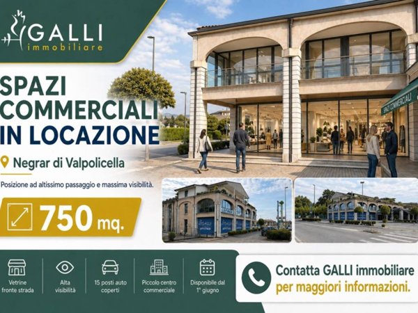 negozio in affitto a Negrar di Valpolicella in zona Santa Maria