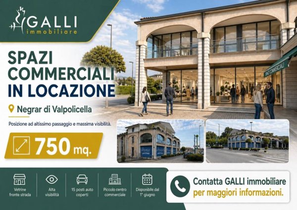 negozio in affitto a Negrar di Valpolicella in zona Santa Maria