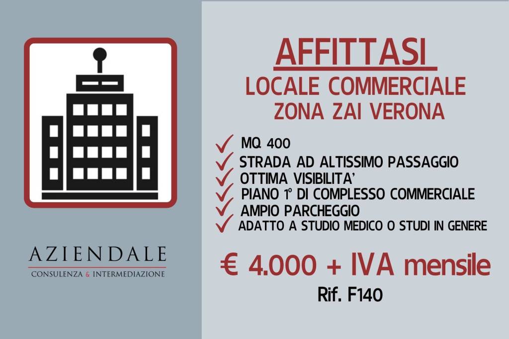 negozio in affitto a Verona in zona Borgo Roma