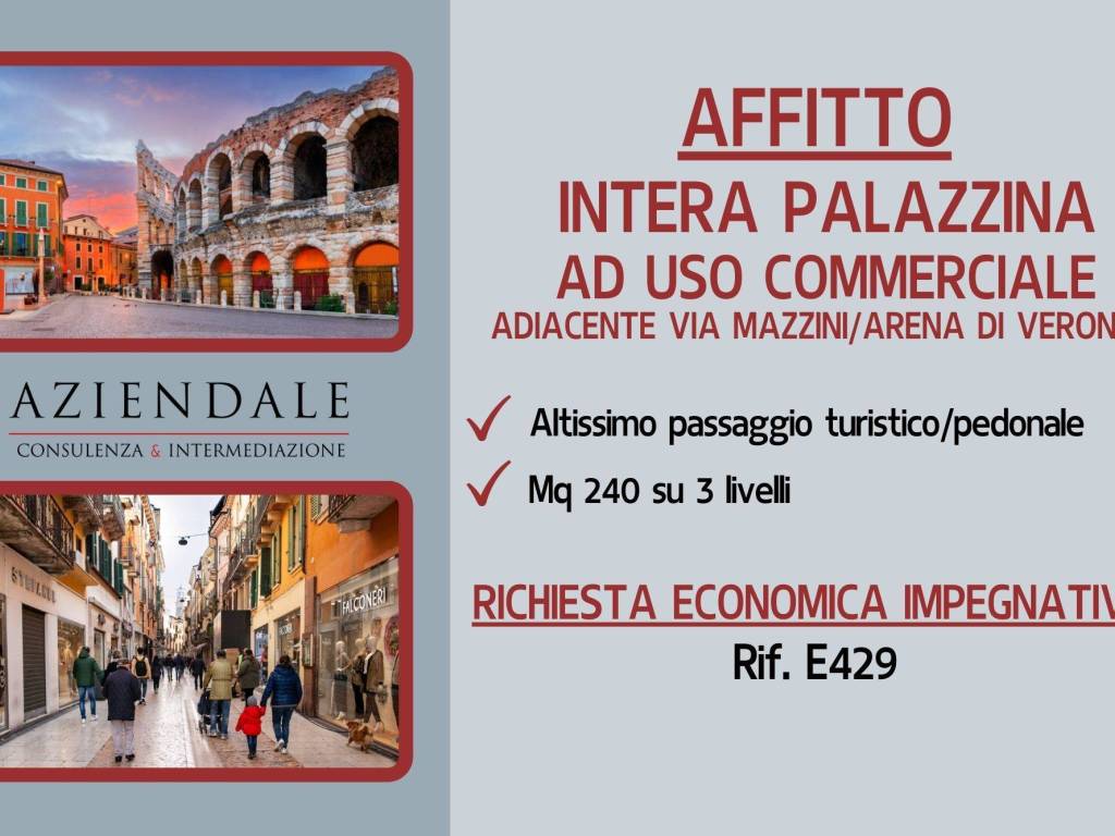 negozio in affitto a Verona