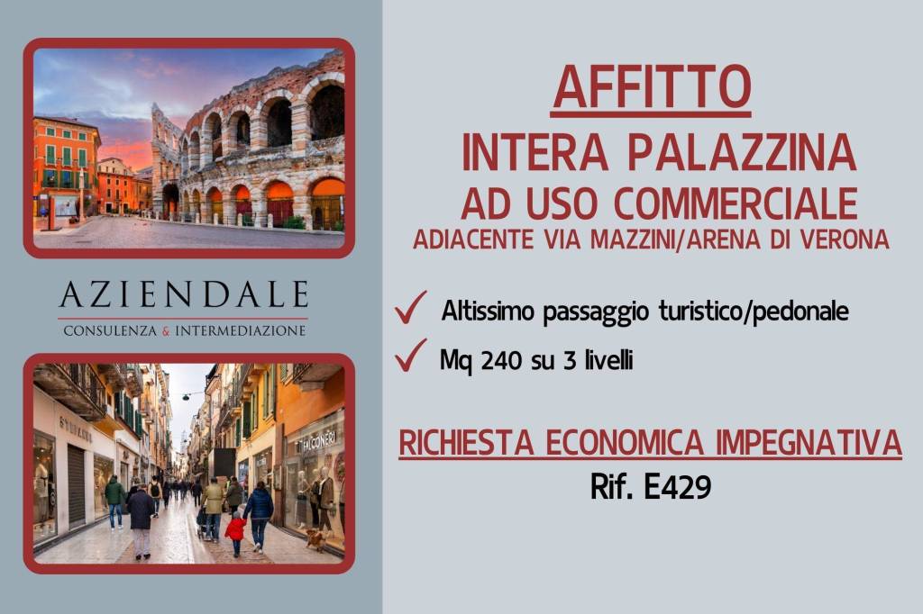 trivano in affitto a Verona in zona Centro Storico