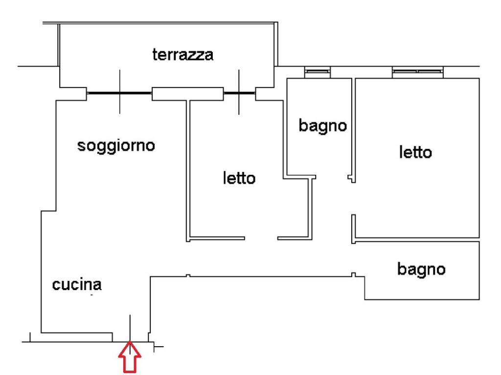 appartamento in affitto a Verona in zona Borgo Roma