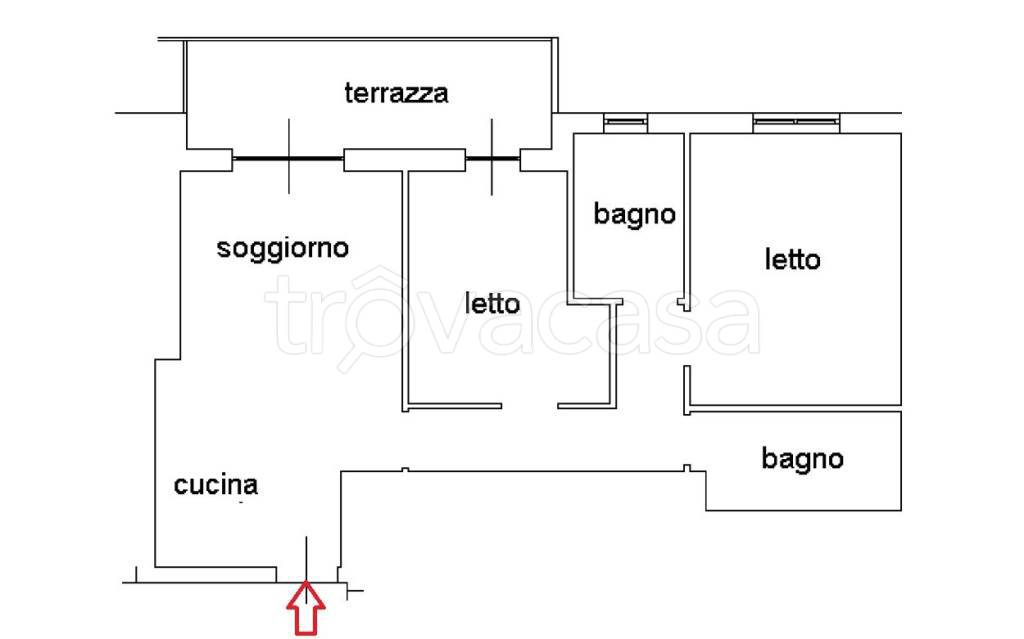 appartamento in affitto a Verona in zona Borgo Roma