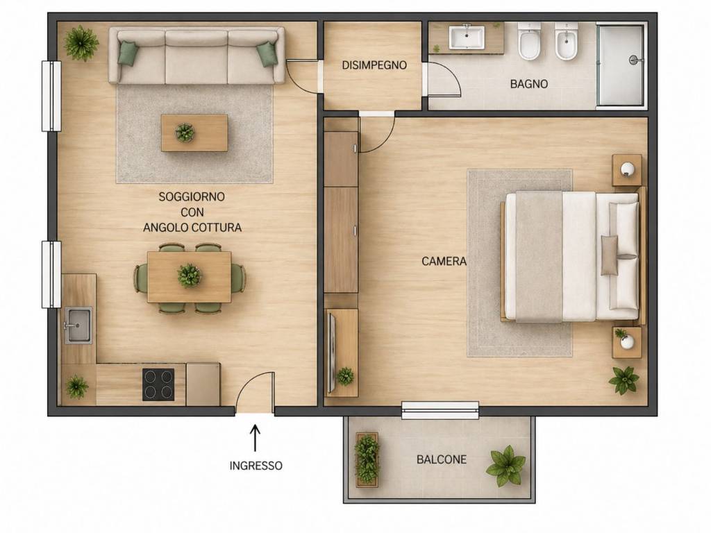 appartamento in affitto a Verona