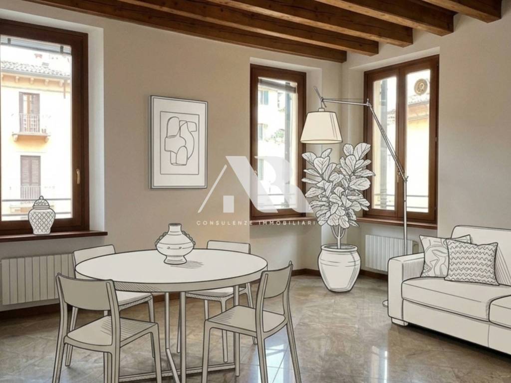 appartamento in affitto a Verona in zona Centro Storico