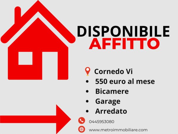 appartamento in affitto a Cornedo Vicentino