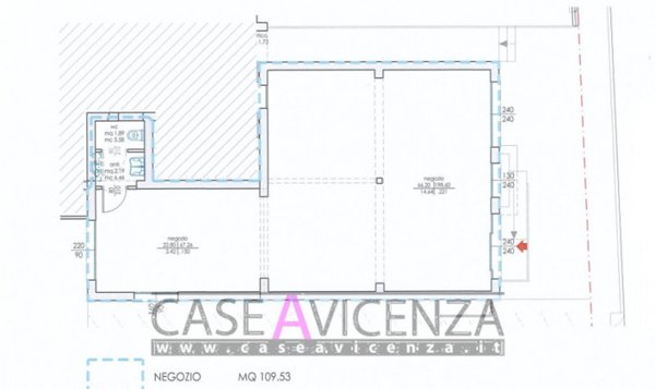 negozio in affitto a Grisignano di Zocco in zona Barbano