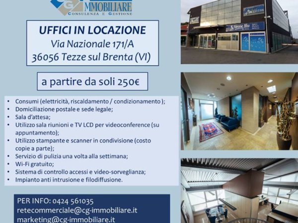 ufficio in affitto a Tezze sul Brenta in zona Belvedere
