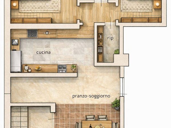 appartamento in affitto a Torri di Quartesolo