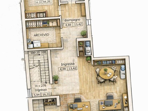 ufficio in affitto a Torri di Quartesolo