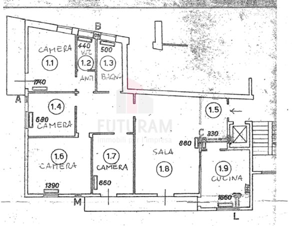 appartamento in affitto a Vicenza in zona Centro Storico