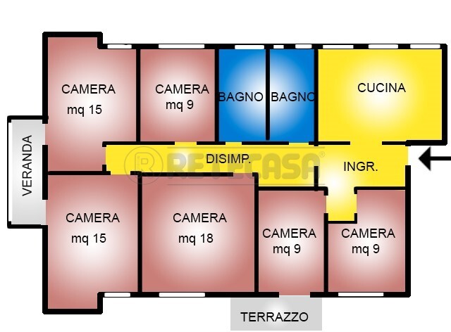 appartamento in affitto a Vicenza in zona Villaggio del Sole