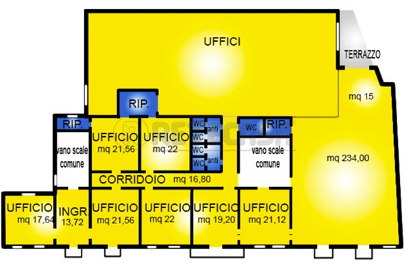ufficio in affitto a Vicenza in zona San Felice