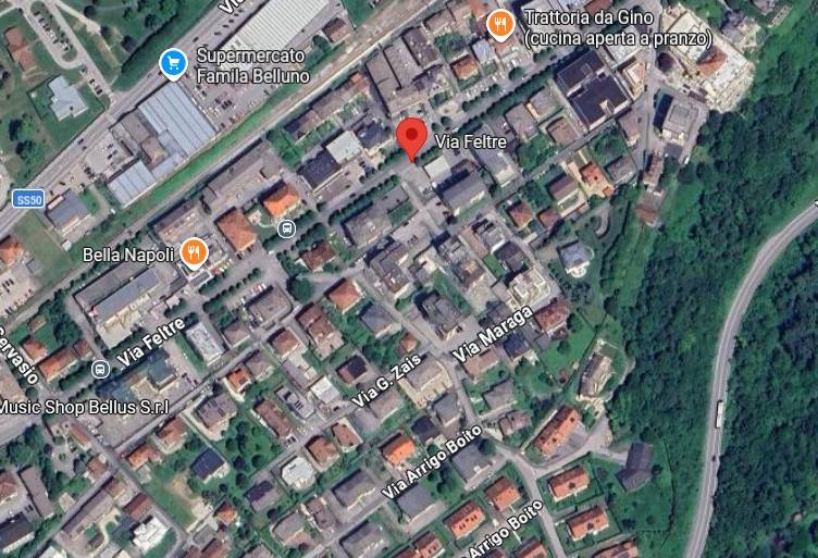 appartamento in affitto a Belluno in zona Sala