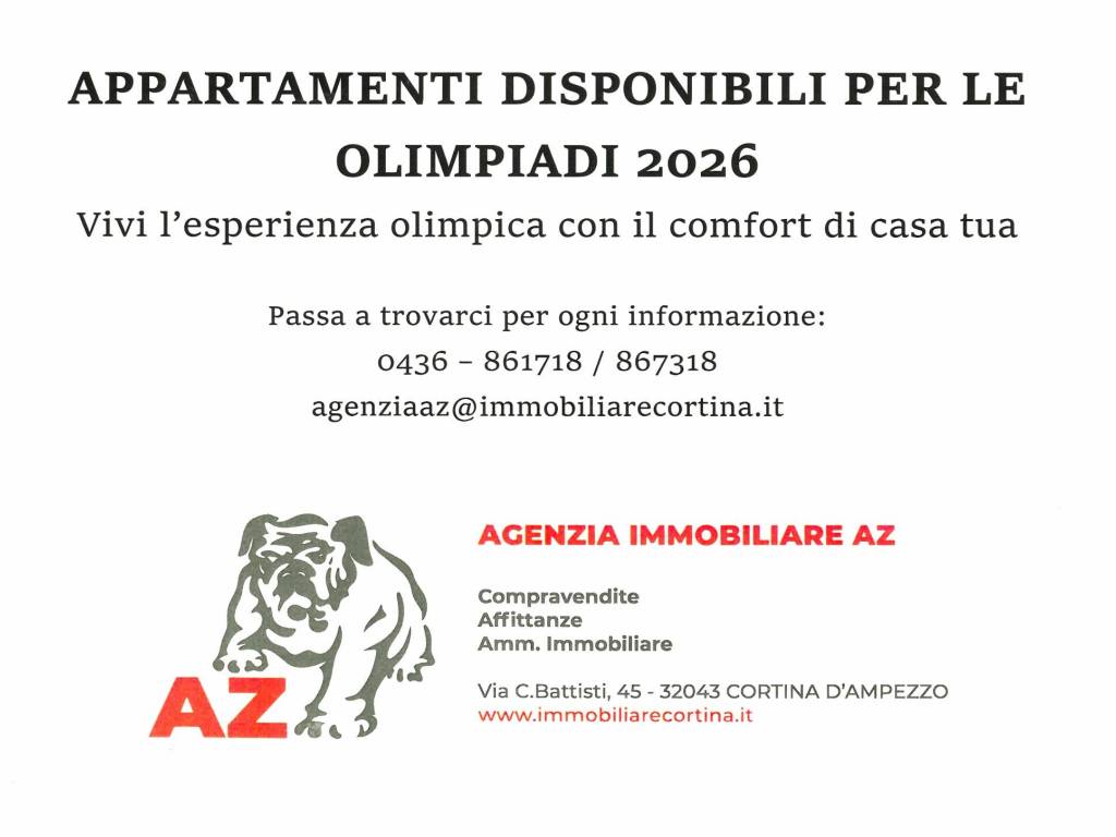 appartamento in affitto a Cortina d'Ampezzo