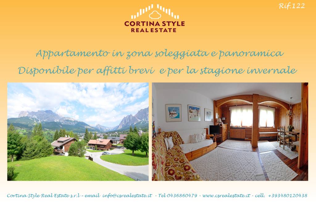 appartamento in affitto a Cortina d'Ampezzo
