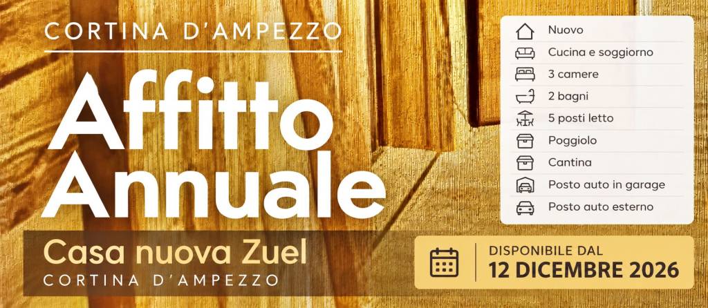 appartamento in affitto a Cortina d'Ampezzo